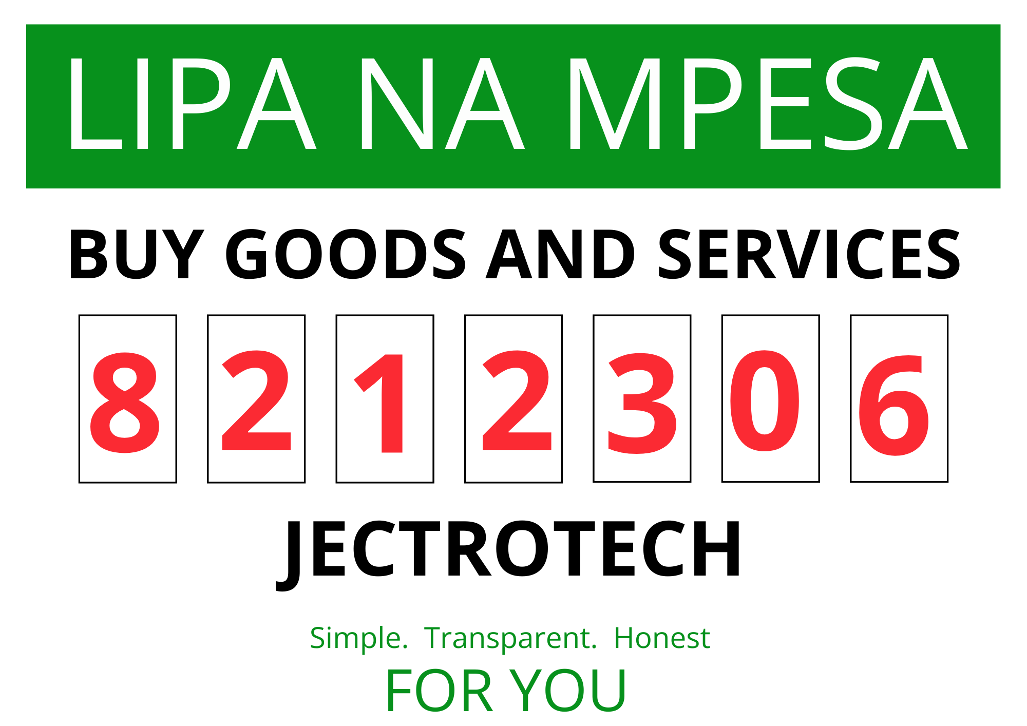 Accepted payment methods